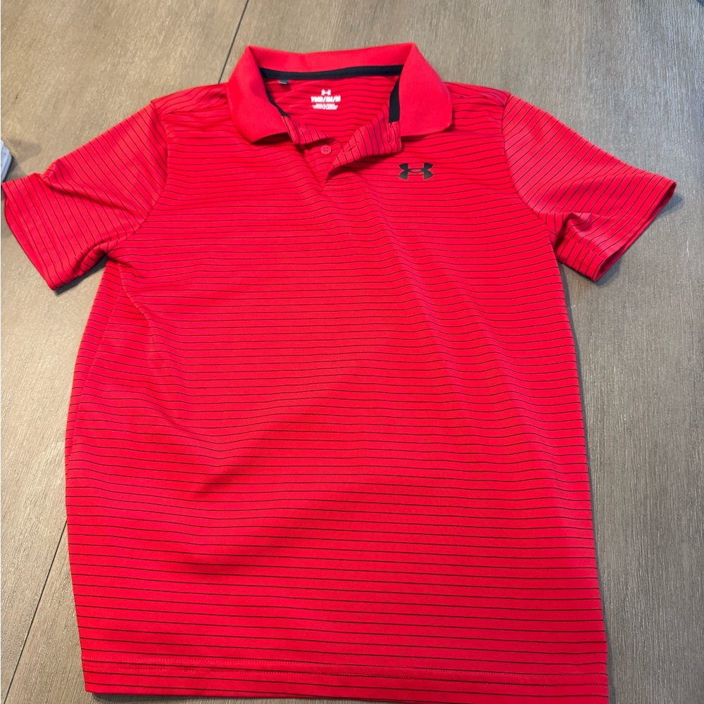 Under Armour Red Performance Polo Shirt